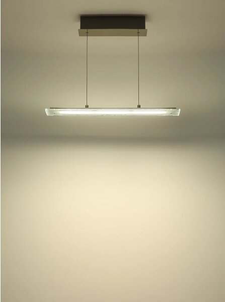 Globo 17019 - Lustră suspendată pe cablu NOVAK cu LED și dimmer tactil 12W/230V