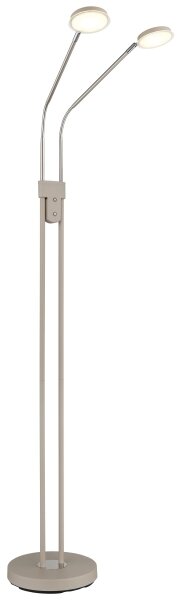 Globo 58504-2SSA-LED cu dimmer Lampă de podea SILVIO 2x6,5W/230V 2700/3350/4000K bej