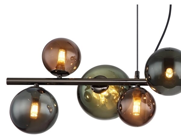 Globo 56142-9H - Candelabru LED suspendat pe cablu RIHA 9xG9/3W/230V
