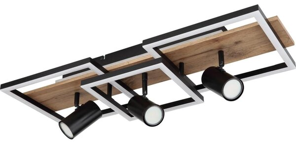 Globo 67305D2 - Plafonieră LED KASSU LED/48W/230V + 3xGU10/5W 3000K 27x72 cm