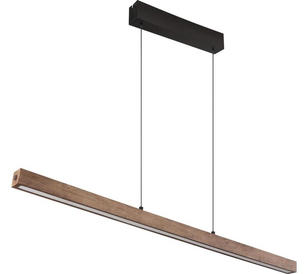 Globo 17015 - Lustra OLIVUS suspendată pe cablu, LED reglabil cu comutare tactilă/24W/230V 3000K maro