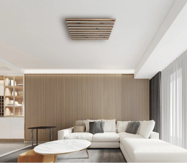 Globo 67347D3CCT - Plafonieră LED reglabilă HAYDEN 40W/230V 60x60 cm+telecomandă