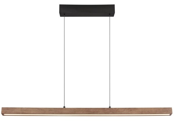 Globo 17015 - Lustra OLIVUS suspendată pe cablu, LED reglabil cu comutare tactilă/24W/230V 3000K maro