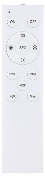 Globo 416080WWD4-CCT - Plafonieră LED dimabilă DORO 24W/230V 20x80 cm+telecomandă