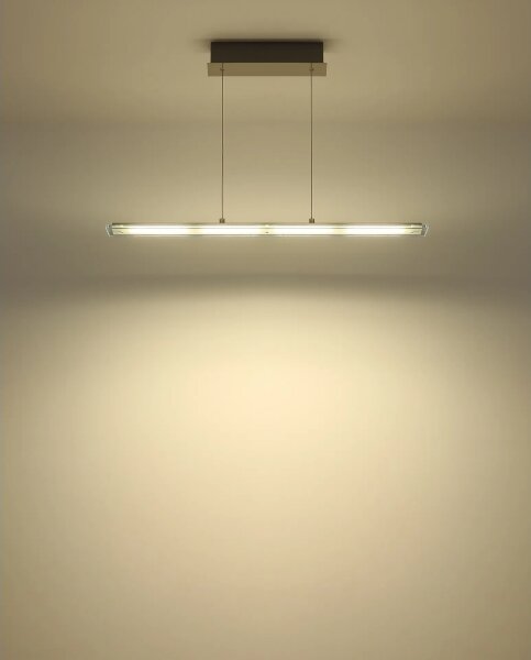 Globo 17019H - Lustru LED dimmabil cu control tactil, suspendat pe cablu NOVAK 20W/230V
