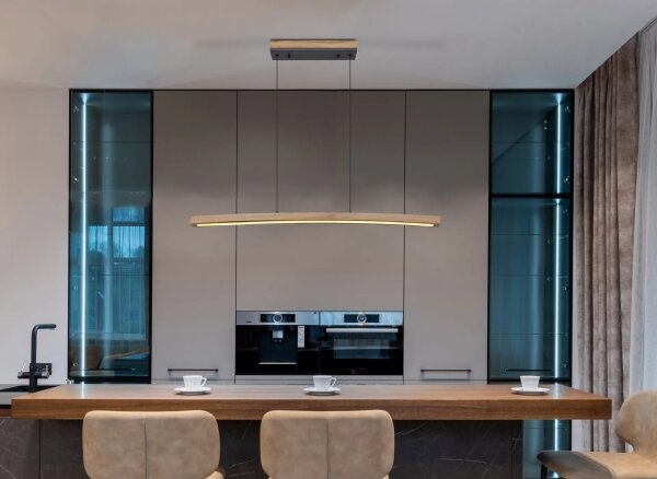 Globo 416080WH2 - Lustră LED dimabilă cu senzor tactil, suspendată pe cablu DORO LED/18W/230V 3000K