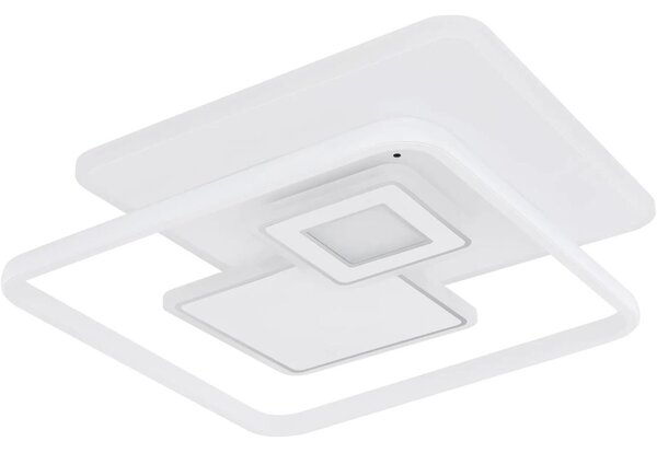 Globo 48441-50SH - plafonieră LED dimabilă RODERICK 50W/230V 50,3x50,3 cm + telecomandă