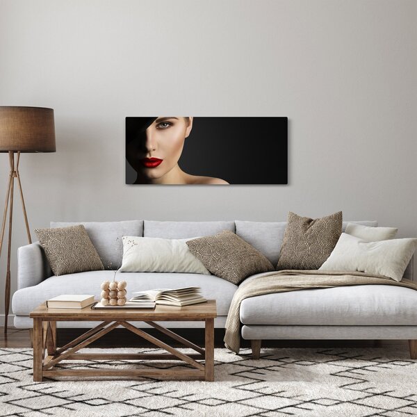 Tablou - Portretul femeii cu pălărie (120x50 cm)