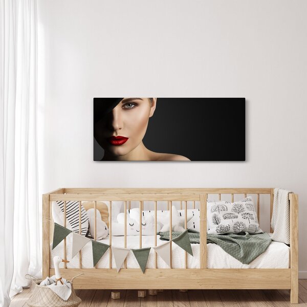 Tablou - Portretul femeii cu pălărie (120x50 cm)