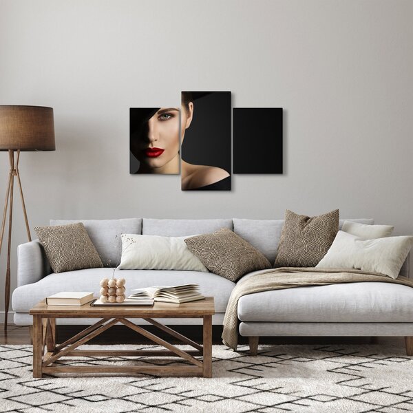 Tablou - Portretul femeii cu pălărie (90x60 cm)