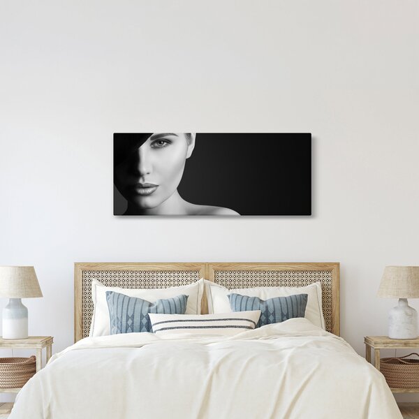 Tablou - Portretul femeii cu pălărie (120x50 cm)