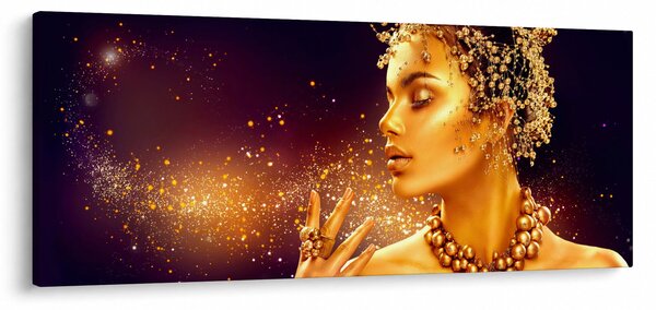 Tablou - Regina de aur (120x50 cm)