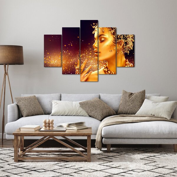 Tablou - Regina de aur (150x105 cm)