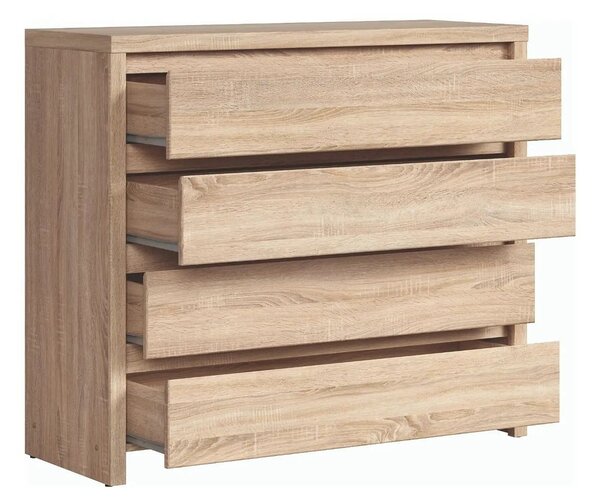 Comoda KASPIAN KOM4S, stejar sonoma, PAL, 105x41x92 cm