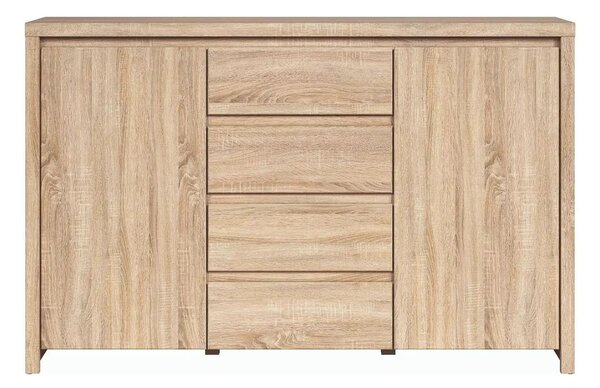Comoda KASPIAN KOM2D4S, stejar sonoma, PAL, 144x41x92 cm