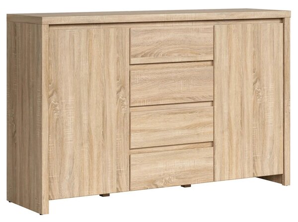 Comoda KASPIAN KOM2D4S, stejar sonoma, PAL, 144x41x92 cm