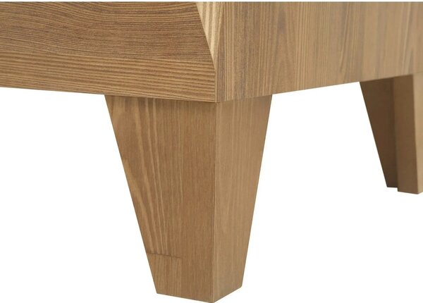 Comoda BERGEN KOM4S, stejar auriu, PAL, 72x47x116 cm