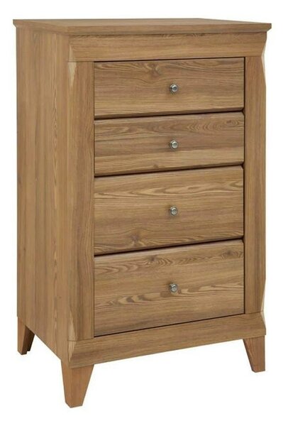 Comoda BERGEN KOM4S, stejar auriu, PAL, 72x47x116 cm