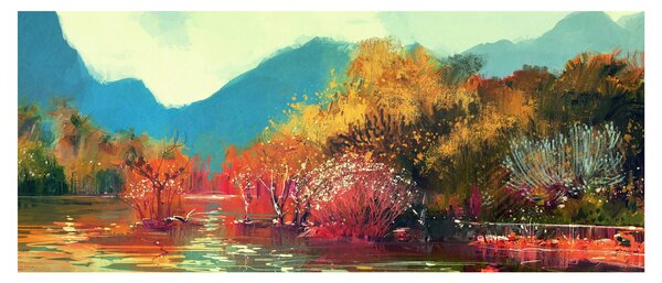 Tablou - Culorile toamnei (120x50 cm)