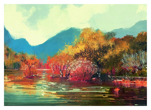 Tablou - Culorile toamnei (70x50 cm)