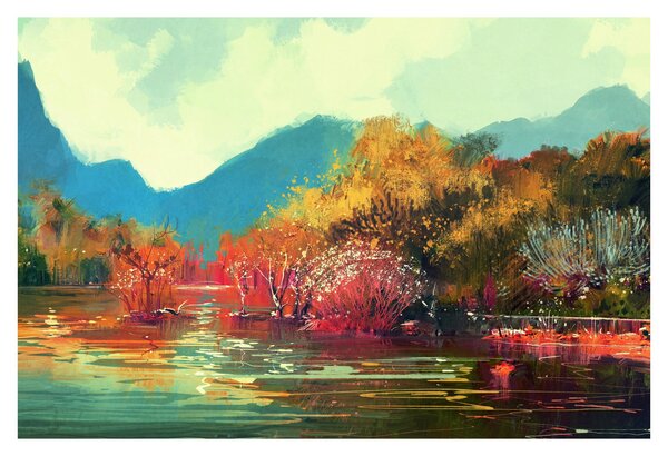 Tablou - Culorile toamnei (90x60 cm)