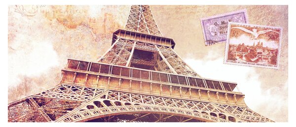 Tablou - Prriveliștea din Paris (120x50 cm)