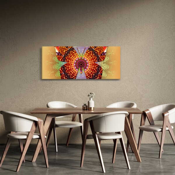 Tablou - Fluture etno (120x50 cm)