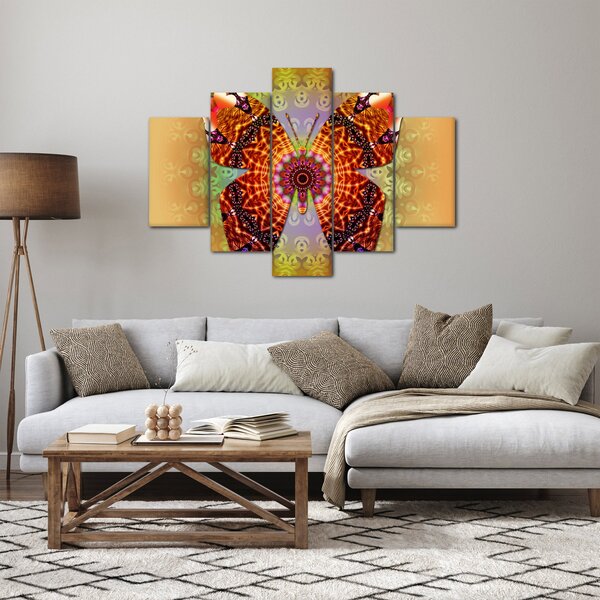 Tablou - Fluture etno (150x105 cm)