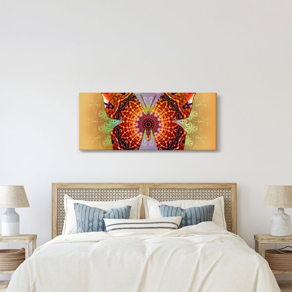 Tablou - Fluture etno (120x50 cm)
