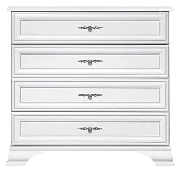 Comoda cu sertare mari IDENTO, alb, PAL, 95x45x90 cm