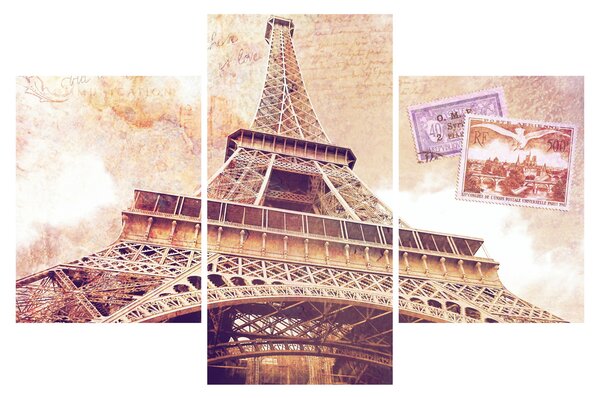 Tablou - Prriveliștea din Paris (90x60 cm)