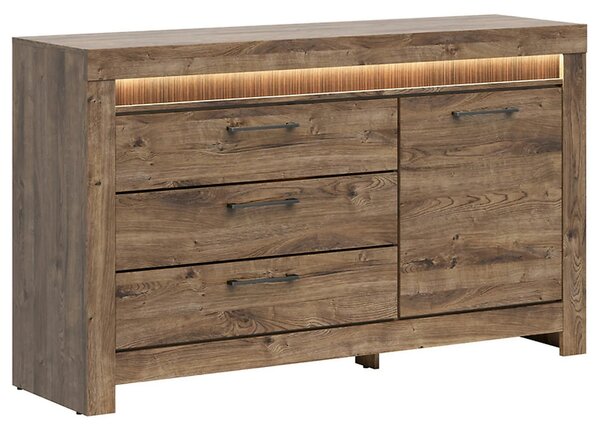 Comoda TORIN, stejar, 157x45x93 cm