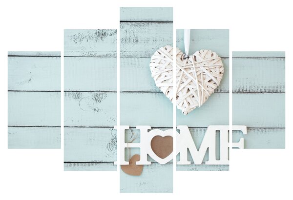 Tablou - I love home (150x105 cm)