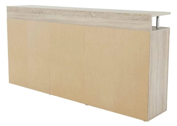 Comoda JUNO - JACHIM NEW, stejar sonoma/alb, PAL, 195x37x97 cm