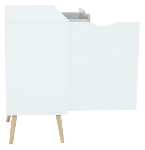 Comoda OSLO 75387, alb, stejar sonoma, PAL melaminat, 98x39x81 cm