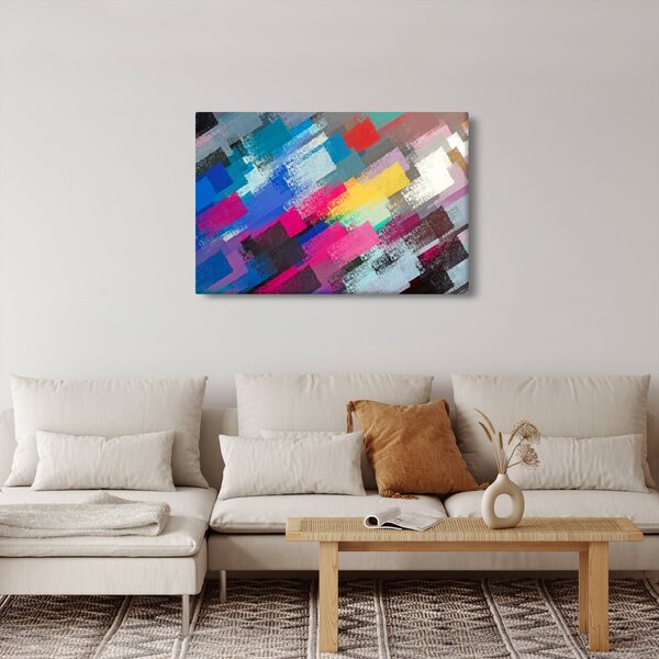 Tablou - Dungi colorate cu pensula (90x60 cm)