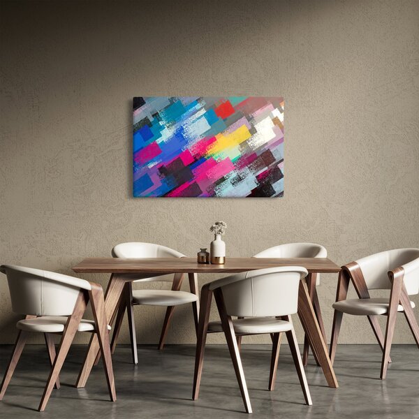 Tablou - Dungi colorate cu pensula (90x60 cm)