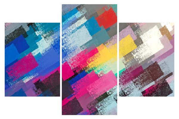 Tablou - Dungi colorate cu pensula (90x60 cm)