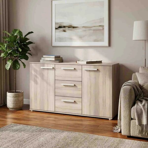 Comoda DUNAJ TYPE 11, stejar sonoma, DTD laminat, 135x47x73 cm