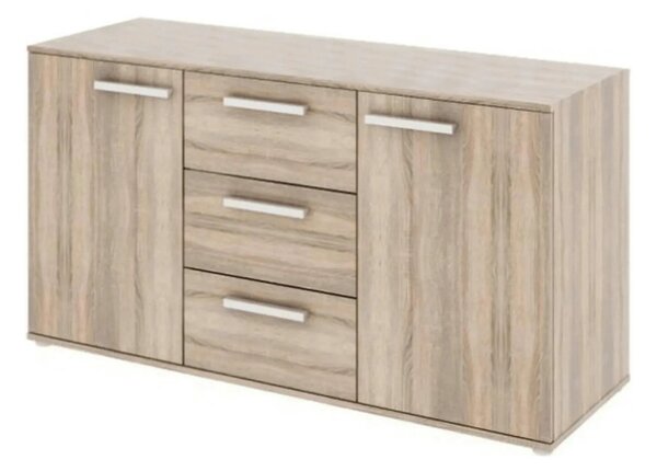Comoda DUNAJ TYPE 11, stejar sonoma, DTD laminat, 135x47x73 cm