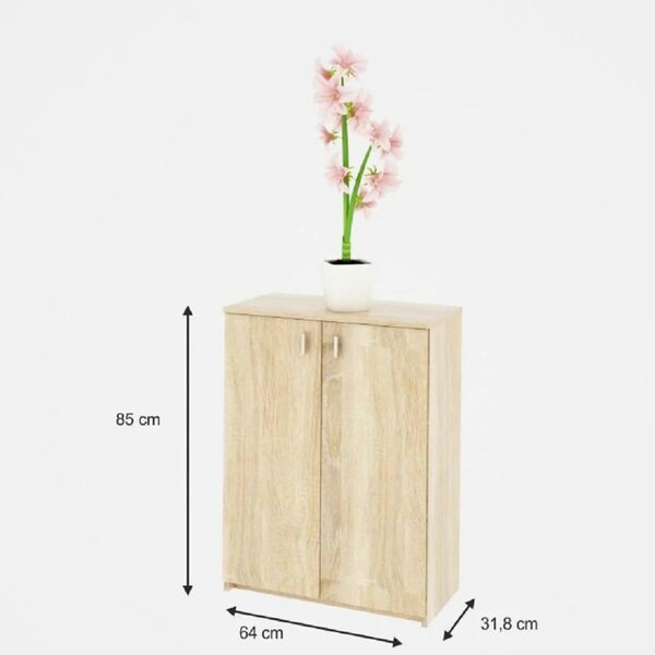Comoda NATALI TYP 4, stejar sonoma, DTD laminat, 64x32x85 cm