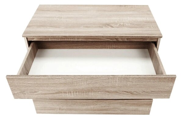 Comoda HANY NEW 003, stejar sonoma, PAL laminat, 90x49x74 cm