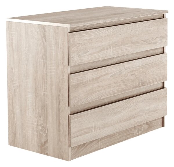 Comoda HANY NEW 003, stejar sonoma, PAL laminat, 90x49x74 cm