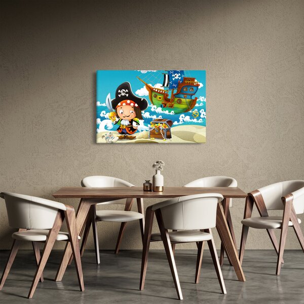 Tablou - Comoara piraților (90x60 cm)