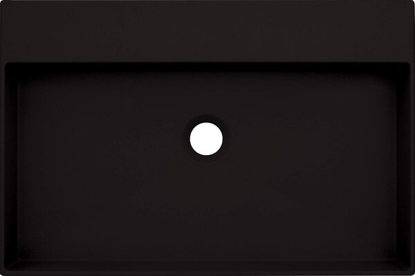 Deante Correo, chiuveta blat granit 60x40 cm, negru mat, CQR_NU6S