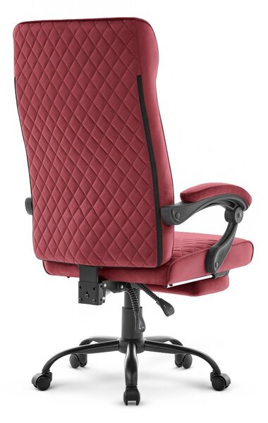 Scaun de birou ergonomic HC-1030, cu șezut cu arc și o capacitate de încărcare de 120 kg – culoare burgund