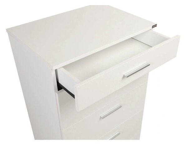 Comoda SFN-550-BB-1, alb, PAL melaminat, 60x44x108 cm