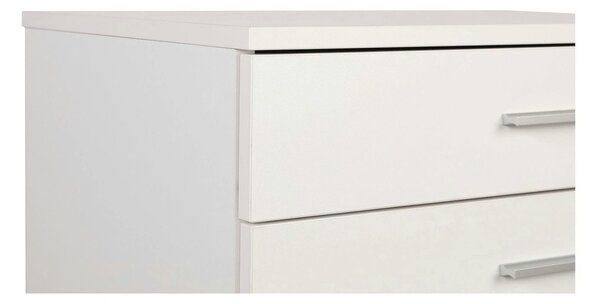 Comoda SFN-550-BB-1, alb, PAL melaminat, 60x44x108 cm