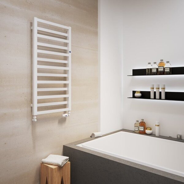 Instal Projekt Poppy calorifer de baie decorativ 99x40 cm alb PPY-40/100C34