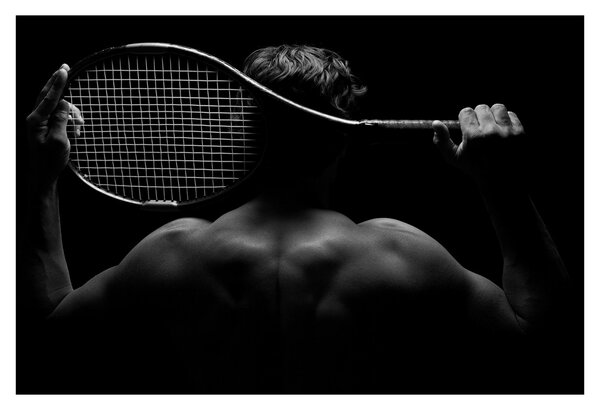 Tablou - Jucătorul de tenis (90x60 cm)